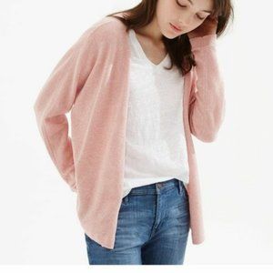 Lou & Grey Pink Open Cardigan Sweater